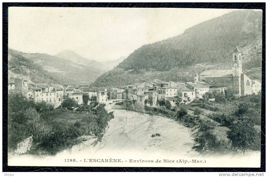 CPA.  L'ESCARENE   Environs De Nice. - L'Escarène