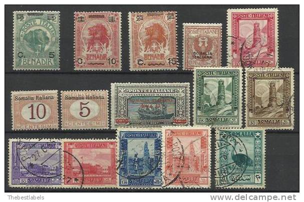 LOTE  STAMPS  POSTE ITALIANE    SOMALIA- BENADIR - Otros & Sin Clasificación