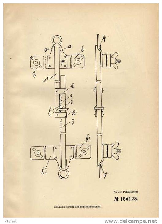 Original Patentschrift - E. Schmid In Freudenstadt , 1905 , Hosenstrecker Mit Spannstück , Hosen , Bekleidung !! - Literatur