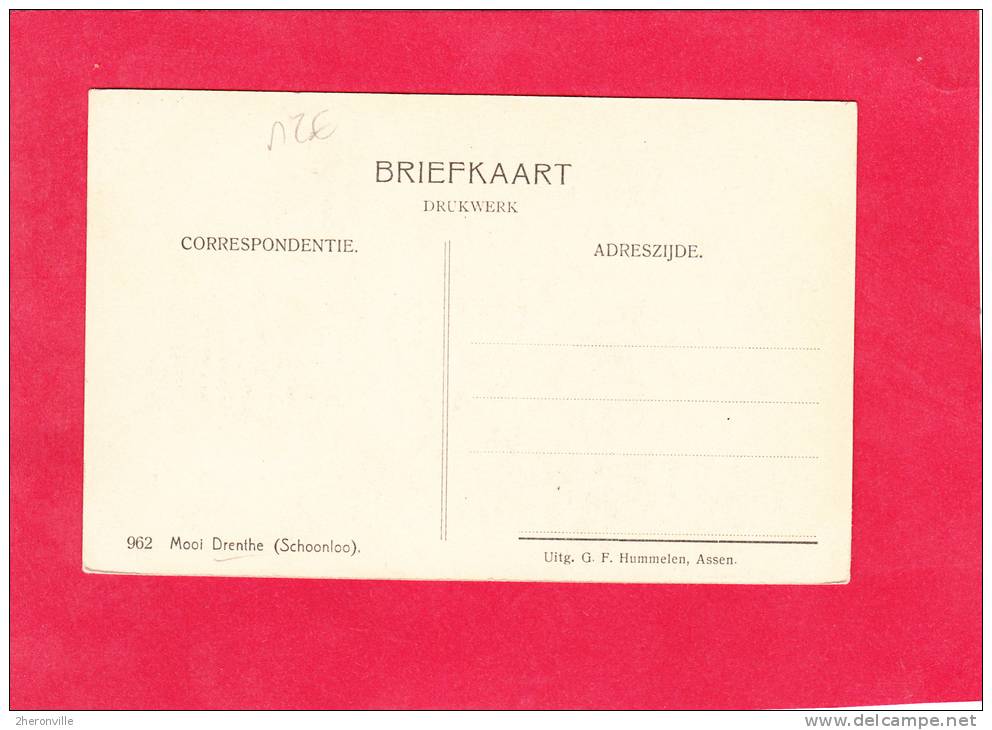 CPA - Mooi Drenthe - Schoonlo - Troupeau De Mouton Et Berger - Sonstige & Ohne Zuordnung