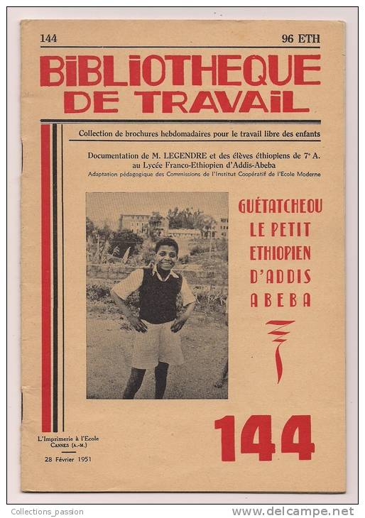 Magazine Illustré , 24 Pages , Bibliothéque De Travail , Guétatcheou , Addis Abeba, Frais Fr/2.25€ - Zonder Classificatie