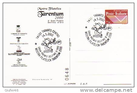 Cartolina - Tarentum 2000 - Cartes-Maximum (CM)