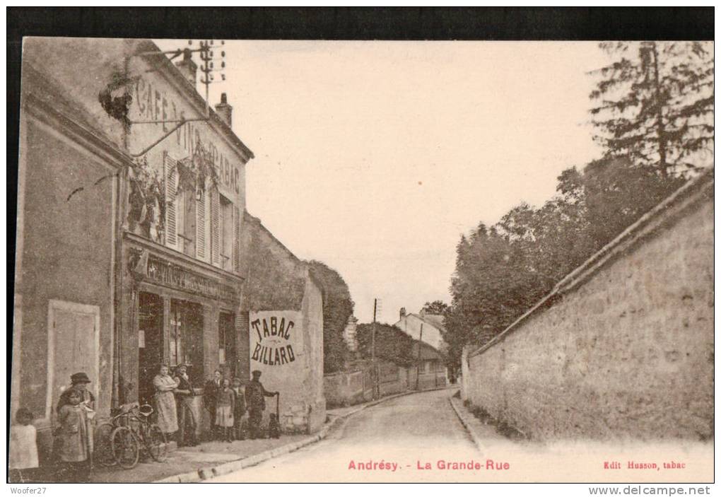 CPA   ANDRESY  ,  La Grande Rue - Andresy