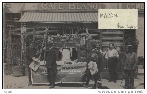 CAFE BLANOT VOIR COPIE ( MACON ) - Macon