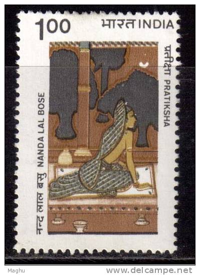 India MH 1983, Nandalal Bose, Artist, Modern Art, Painting - Unused Stamps