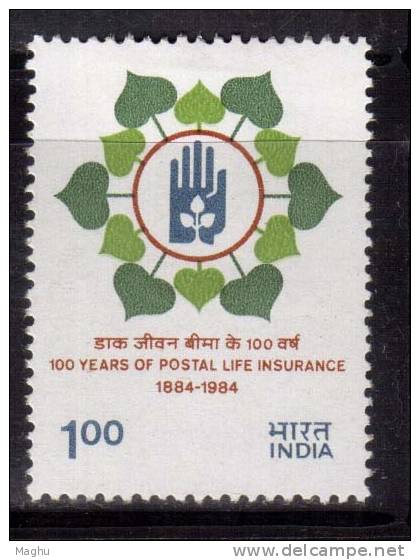 India MH 1984, Postal Life Insurance, - Neufs