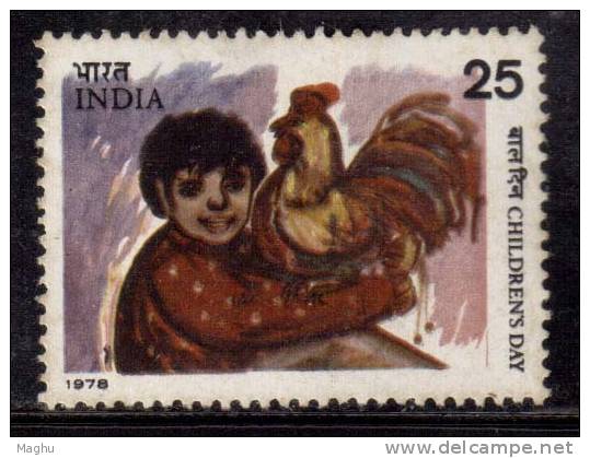 India MH 1978,Childrens Day, Two Friends, Art Painting., - Unused Stamps