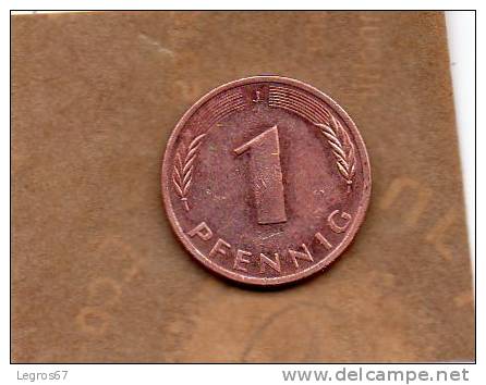 PIECE DE 1 PFENNIG RFA 1977 J - 1 Pfennig