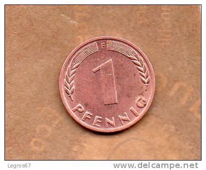 PIECE DE 1 PFENNIG RFA 1973 F - 1 Pfennig