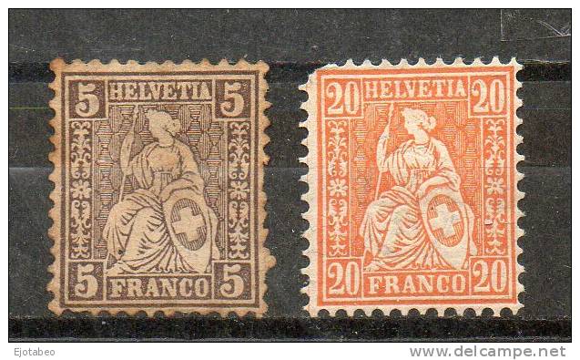 1 SUIZA 1862                                   REBAJADA !!!!!! - Used Stamps