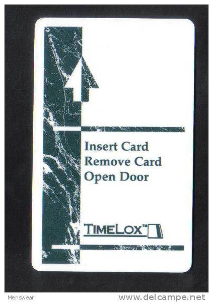 HOTEL KEY CARD   (  TIMELOX ) - Hotel Keycards