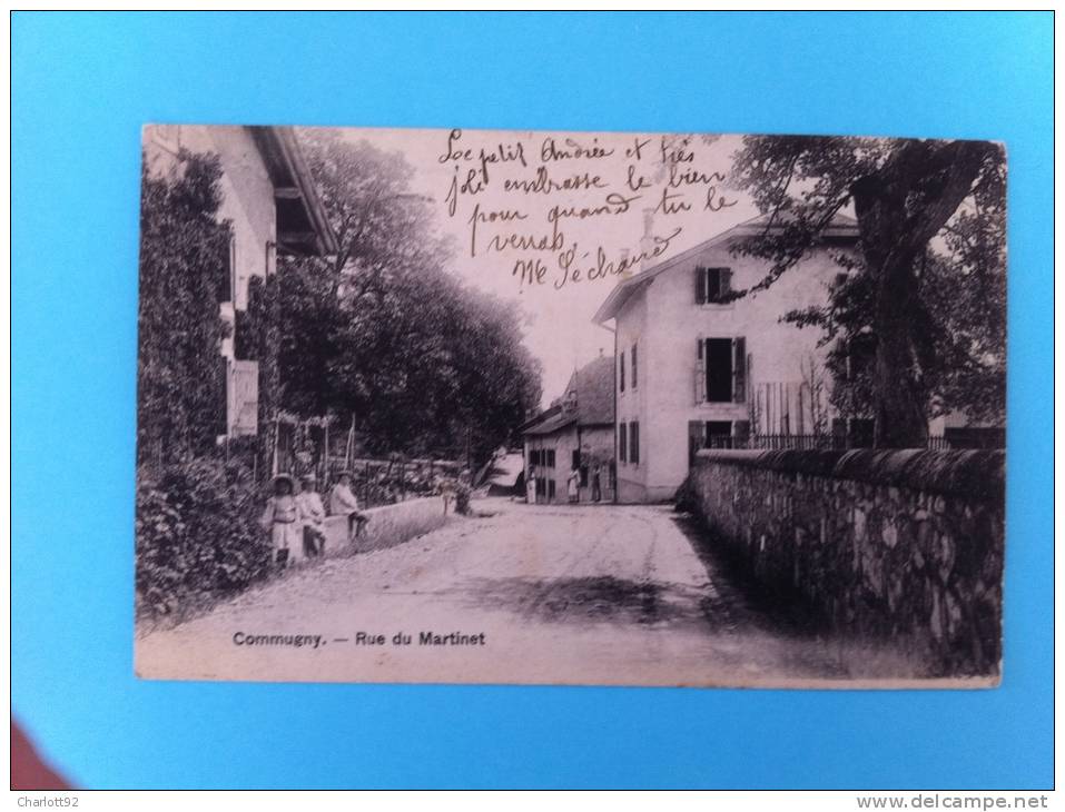 74  HAUTE SAVOIE.   ,RUE DU MARTINET RARE - Saint-Martin