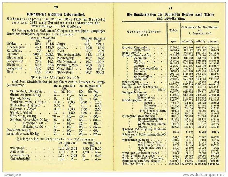 Metallarbeiter Notiz-Kalender Für Das Jahr 1917 -  Illustrationen Und Etliche Tabellen - Calendars