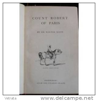 Walter Scott : Count Robert Of Paris (Ed Adam And Charles Black - 1863) - Sonstige & Ohne Zuordnung