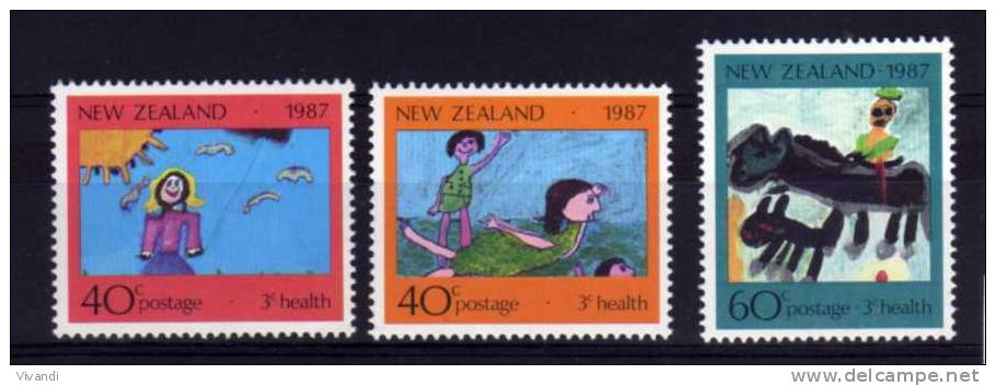 New Zealand - 1987 - Heath Issue/Childrens Paintings (2nd Series) - MNH - Ongebruikt