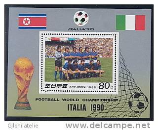 COREE NORD 2787/89 - 2790 Italia 90 - Football - 1990 – Italien