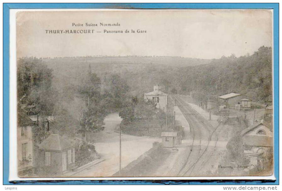 14 - THURY HARCOURT -- Panorama De La Gare - Thury Harcourt