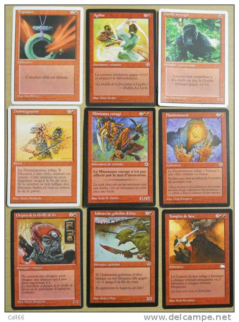 Lot 105 Cartes De Collection Jeux Trading Cards Fantasy Magic The Gathering Dont 72 Différentes Postage Inclus / Europe - Lotti