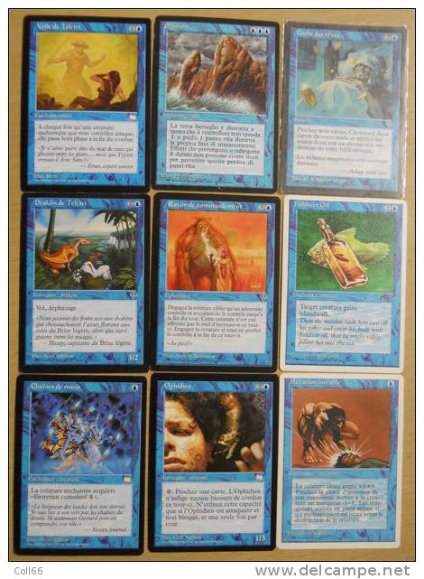 Lot 105 Cartes De Collection Jeux Trading Cards Fantasy Magic The Gathering Dont 72 Différentes Postage Inclus / Europe - Lotes