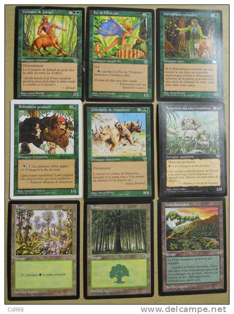 Lot 105 Cartes De Collection Jeux Trading Cards Fantasy Magic The Gathering Dont 72 Différentes Postage Inclus / Europe - Komplettsets
