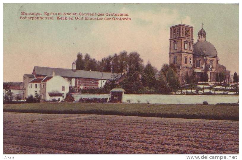 MONTAIGU = Eglise Et Ancien Couvent Des Oratoriens - Carte Couleur  (écrite) - Other & Unclassified