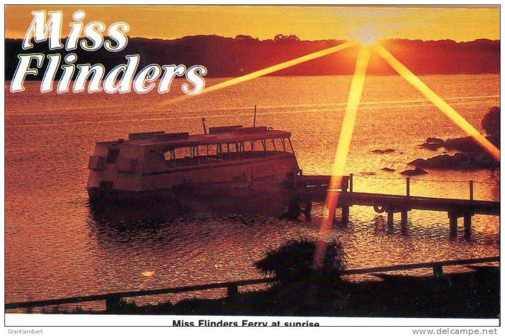 Miss Flinders Ferry, Blackwood River, Augusta, WA -8 View Folder, Rolsh Unused With Map &amp; Info- See 2 More Scans - Otros & Sin Clasificación