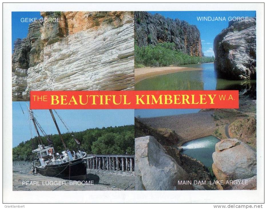 The Beautiful Kimberley, WA - Stunning 14 View Folder, NT Souvenirs Unused - See 3 More Scans - Sonstige & Ohne Zuordnung