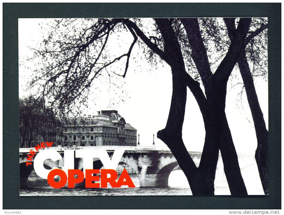 USA  -  La Boheme Publicity Postcard  Unused As Scans - Opera