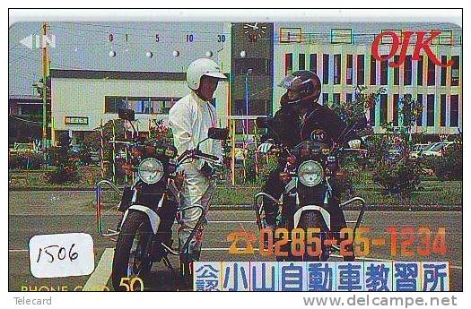 Télécarte Japon * MOTOR  * (1506)  Phonecard Japan * TELEFONKARTE * MOTORBIKE * - Motorbikes