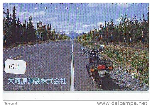 Télécarte Japon * MOTOR  * (1511)  Phonecard Japan * TELEFONKARTE * MOTORBIKE * - Moto