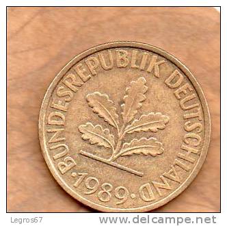 PIECE DE 10 PFENNIG RFA 1989 J - 10 Pfennig