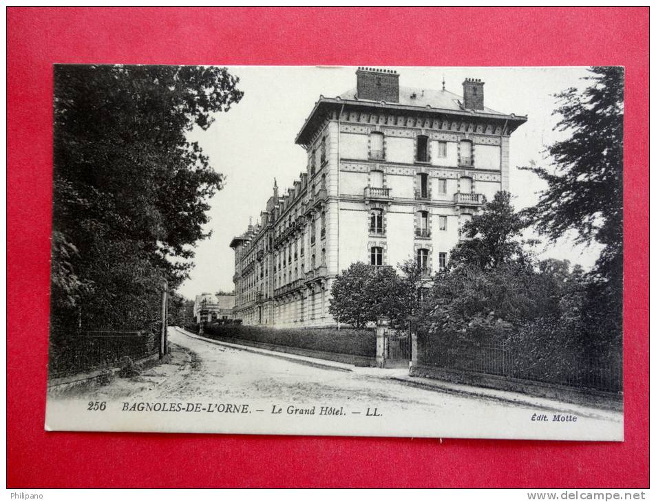 France > [61] Orne > Bagnoles De L´Orne  "  Le Grand Hotel  1923 Cancel     - -- - -- -  Ref  538 - Bagnoles De L'Orne