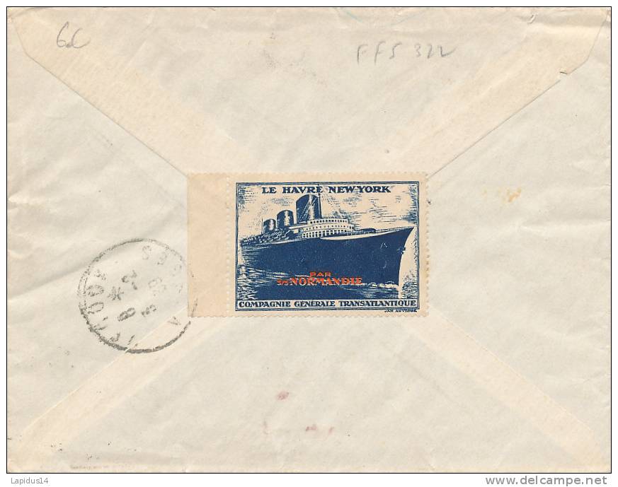 F F S 322/ - LETTRE     RECOMMANDEE VOYAGE  1939 - Lettres & Documents