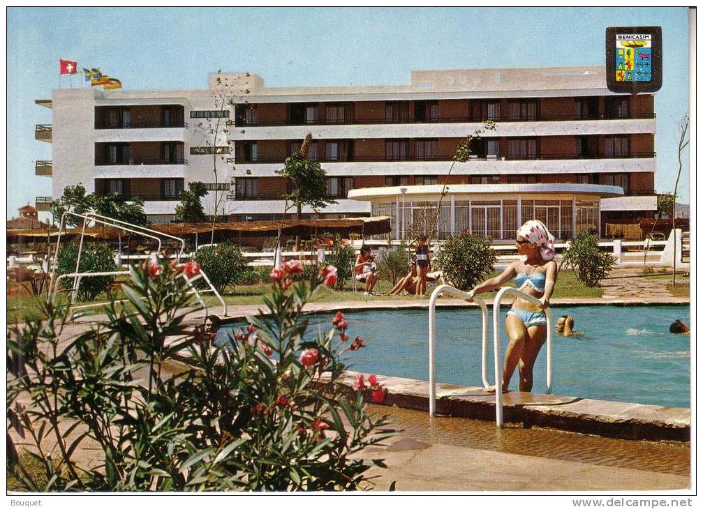 ESPAGNE - CPM - BENICASIM - 19 - HÔTEL AZOR - PISCINE - éditeur FISA - Castellón