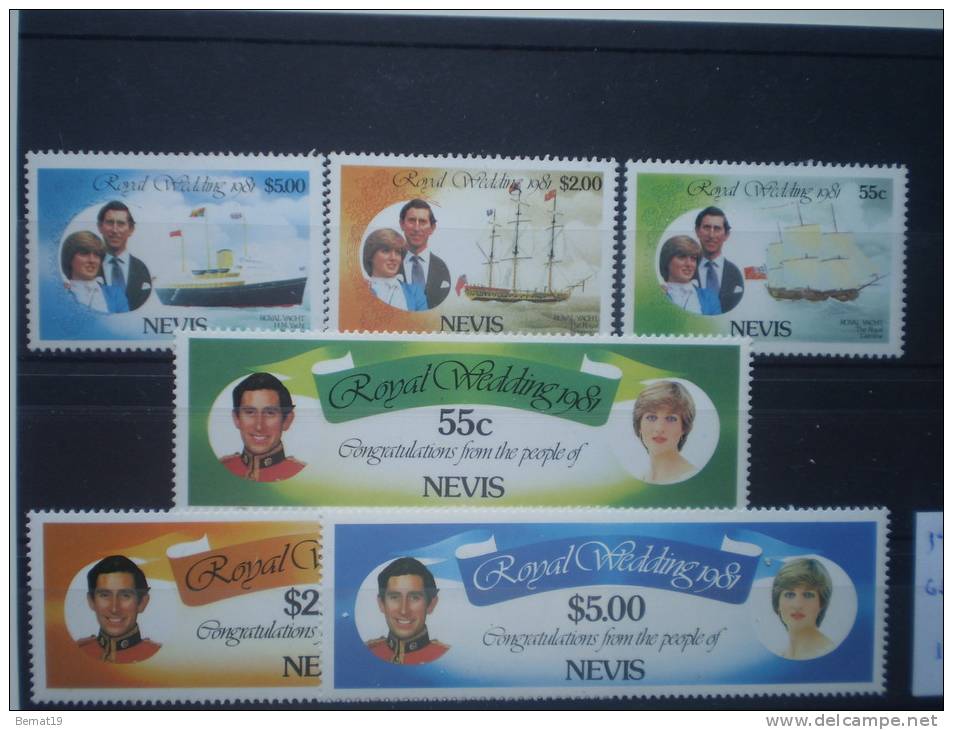 Nevis 1981. Yvert 65-70 ** MNH - St.Kitts En Nevis ( 1983-...)