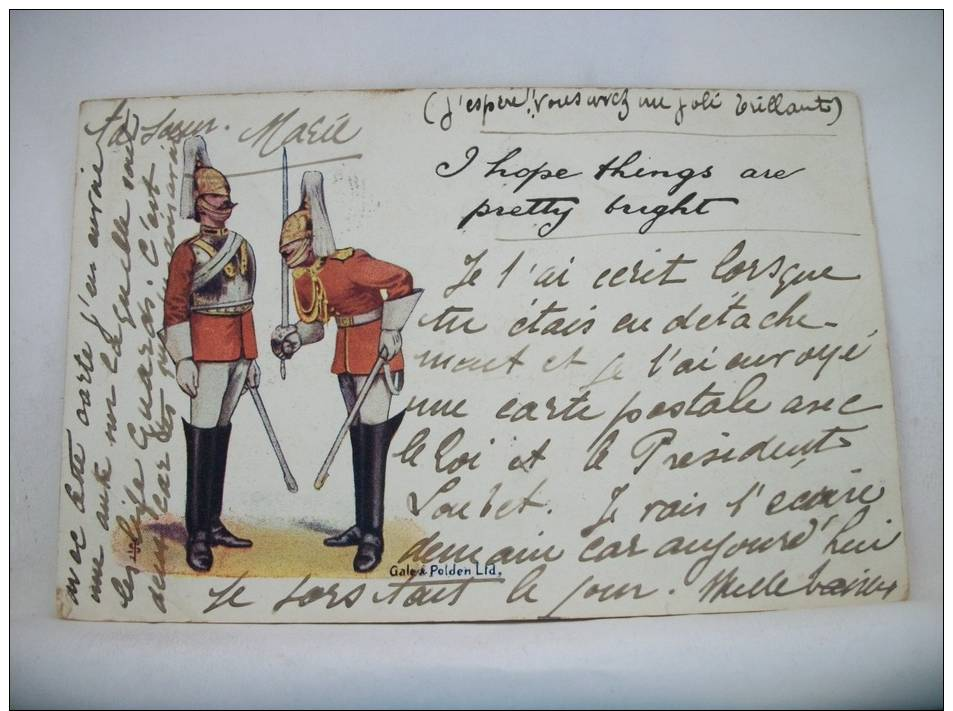 2 SOLDIERS IN PARADE  BY GALE. POLDEN LTD. - 1904 - Altri & Non Classificati