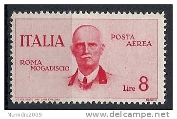 1934 REGNO POSTA AEREA ROMA MOGADISCIO 8 LIRE MNH ** - RR10631 - Airmail