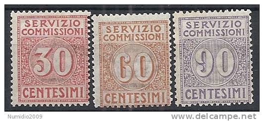 1913 REGNO SERVIZIO COMMISSIONI MNH ** - RR10661 - Tax On Money Orders