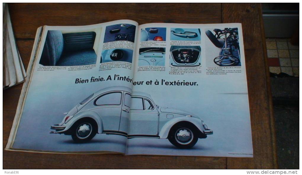 UN N° de PARIS MATCH LEGION TCHAD SALON AUTOMOBILE vw coccinelle datsun  simca fiat peugeot  Mercedes