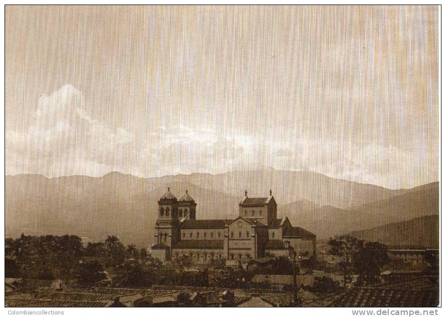 Lote PEP203, Colombia, Postal, Postcard, Medellin, Catedral, Villa Nueva - Kolumbien