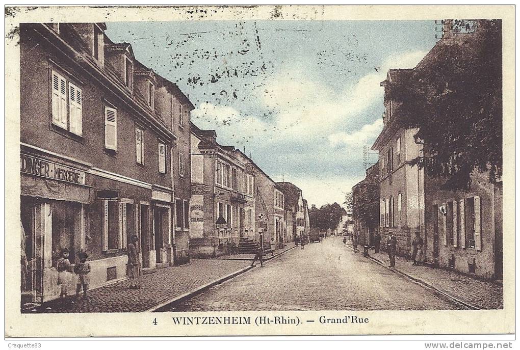 WINTZENHEIM -GRAND'RUE - Wintzenheim