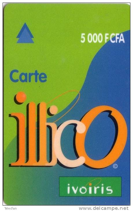 COTE D IVOIRE RECH GSM IVOIRIS ILLICO 5000F UT - Côte D'Ivoire