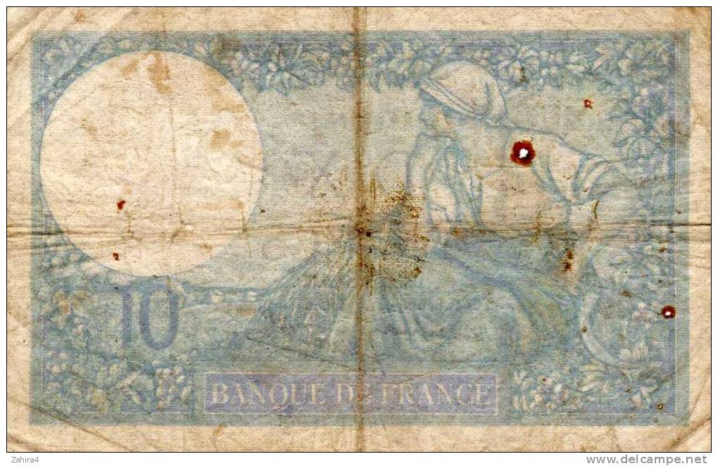 Banque De France - Dix Francs 1940 - 10 F 1916-1942 ''Minerve''