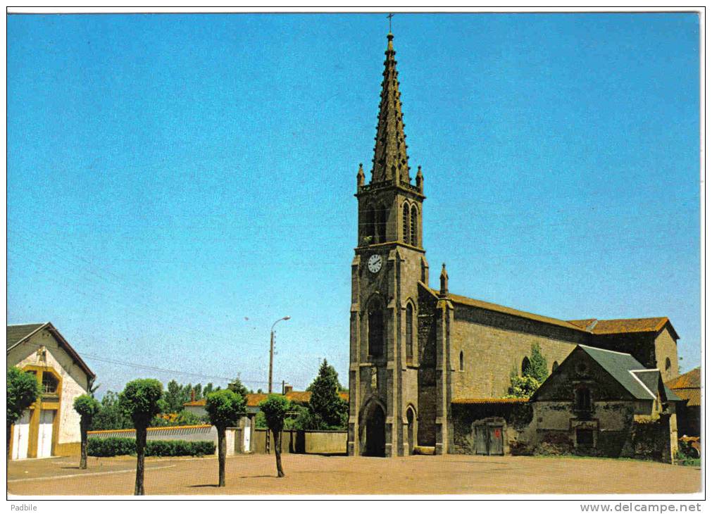 Carte Postale 79. L'Absie    L´église Trés Beau Plan - L'Absie