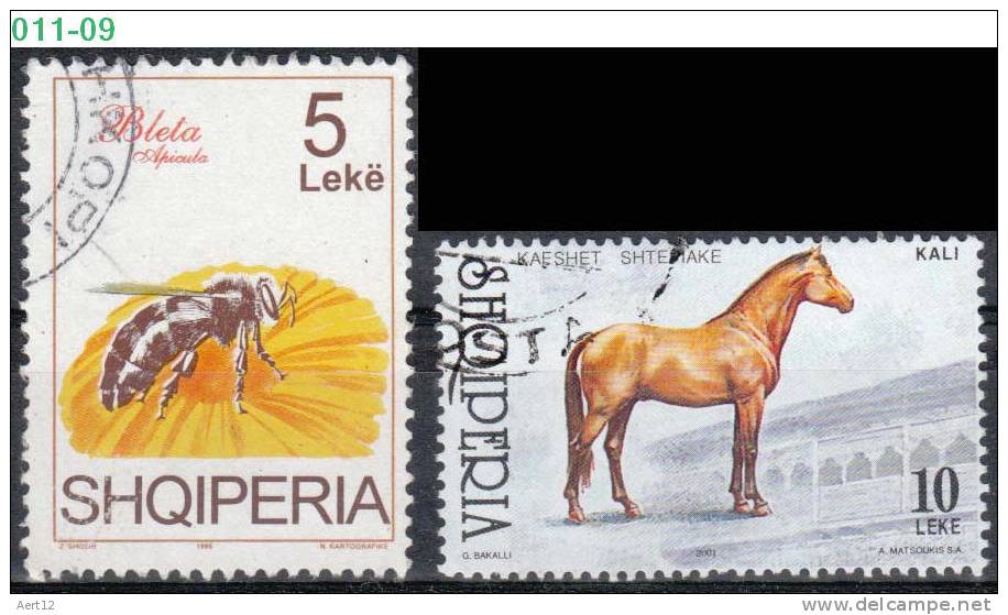 ALBANIA, Animals & Fauna - Vrac (max 999 Timbres)