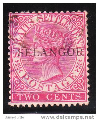 Selangor Malaya 1886-89 Queen Victoria Overprinted Used - Selangor