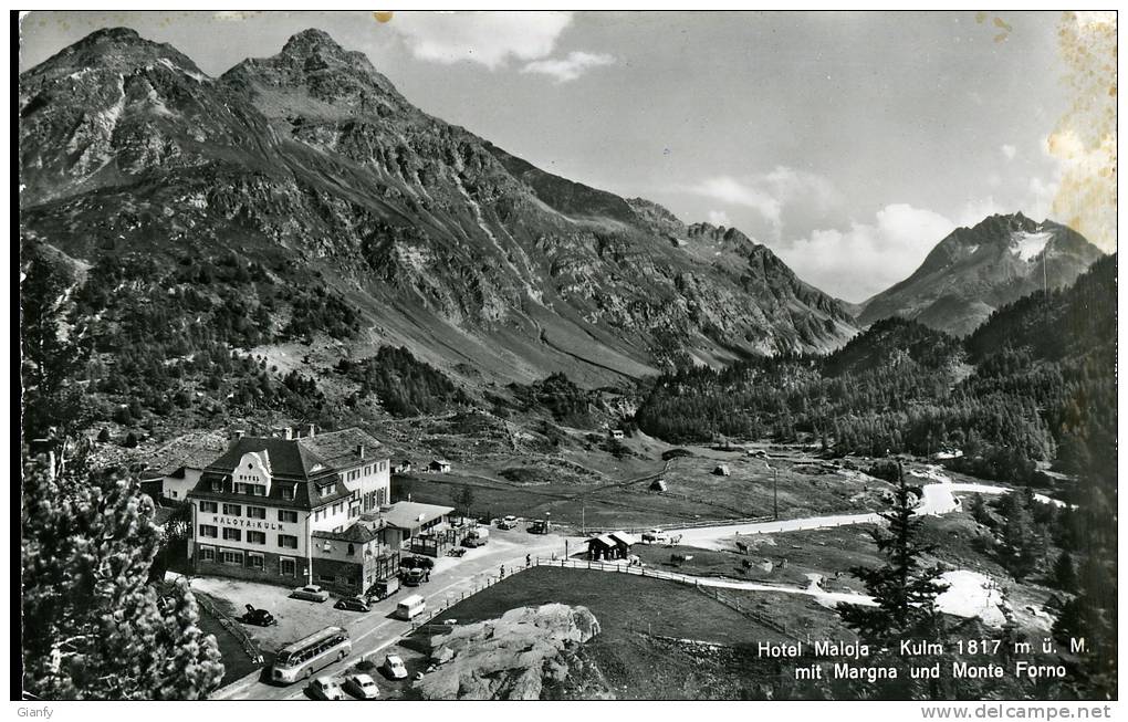 SWITZERLAND SVIZZERA SUISSE SUIZA SCHWEIZ KULM HOTEL MALOJA 1960 - Andere & Zonder Classificatie