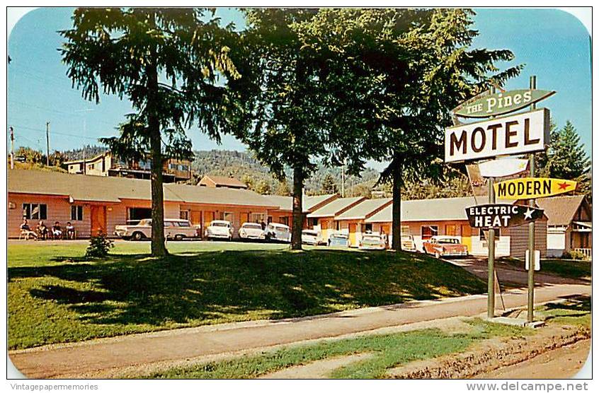 183233-Idaho, Saint Maries, Pines Motel, Cars - Other & Unclassified