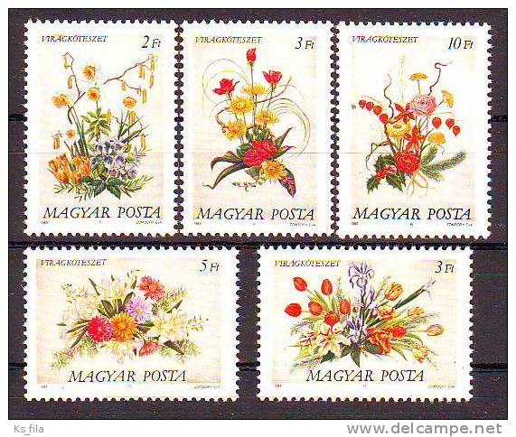 HUNGARY - 1989. Flower Arrangements - MNH - Neufs
