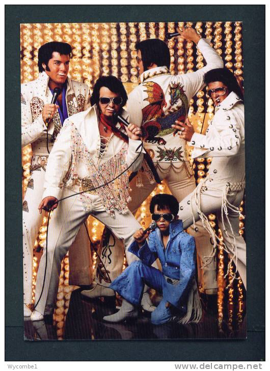 USA  -  Elvis Presley Impersonators  Milk Advertisement/Publicity Postcard  Unused As Scans - Entertainers
